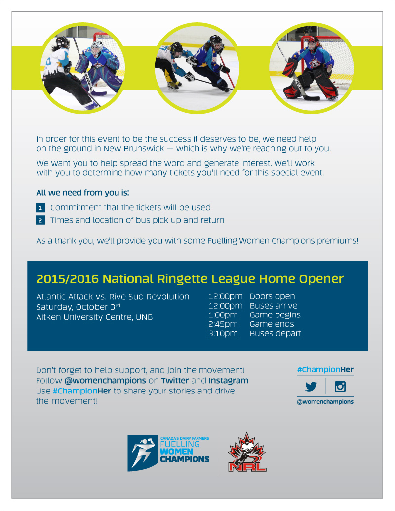 Ringette  sellsheet